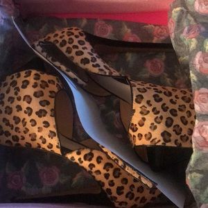 Leopard print heels